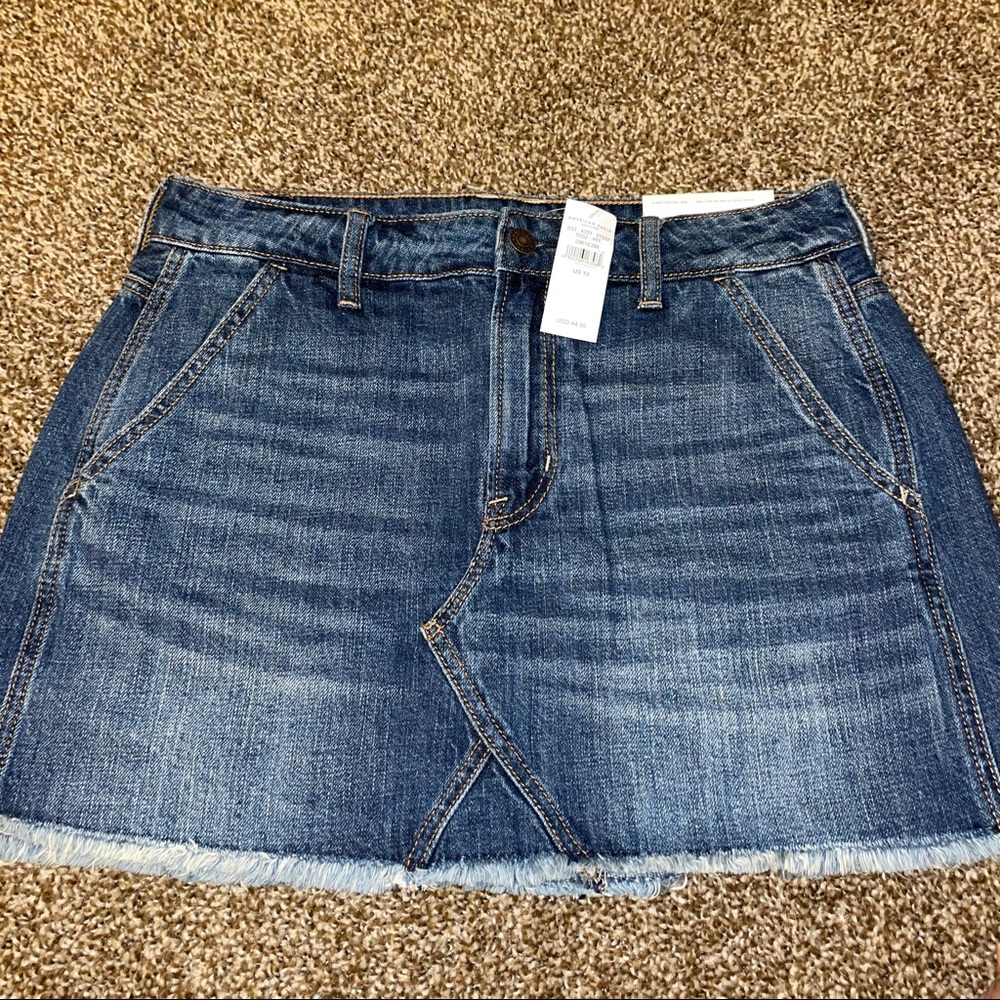 American Eagle  demin mini skirt size 10 - Picture 3 of 10
